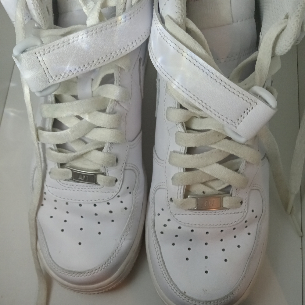 White High-Top Sneakers